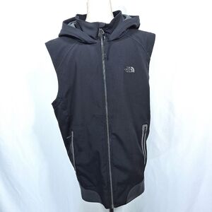 The North Face Black Softshell Hooded Vest